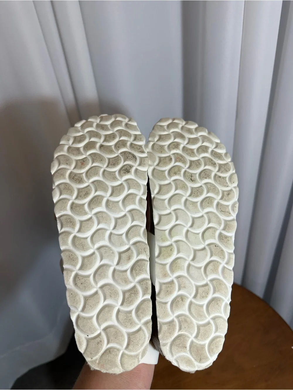 Autenti leather cork footbed Floral Accent Women's Sandals white size 39